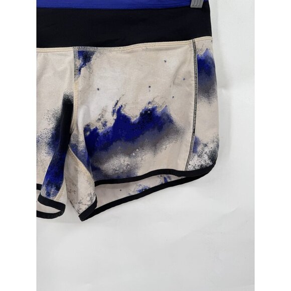 Lululemon Turbo Run Athletic Shorts Women 6 Colorful Yoga Gym Workout Running - Picture 9 of 10